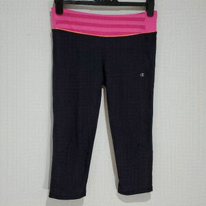 Champion medium black and pink athletic leggings